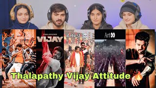 Thalapathy Vijay Attitude & Sigma Moments 😎🔥 | Reaction
