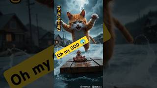 🐱 Max rescue the baby 👶 😢  from Flood 😱 😢 #cute#viralvideo #shorts #rescue