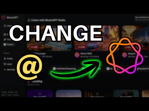 How To Change Your Handle (@/Username) In MusicGPT