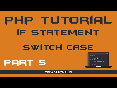 If else in PHP ||  Switch case in PHP ||GTU || Lecture 5|| Sunny Mac || Gujarati