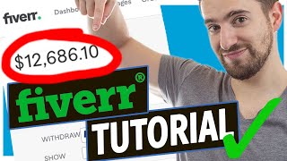 $2047 Per Month! How to make money on Fiverr: Beginner Fiverr Tutorial