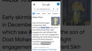 Hari Singh Nalwa vs Wazir Akbar Khan | Who killed Hari Singh | Battle of Jamrud | pathan vs Sikh