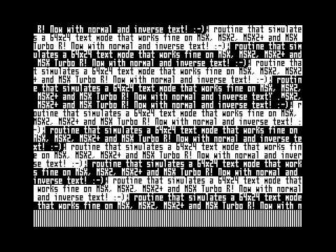 Rotina de escrita em 64 colunas (2)