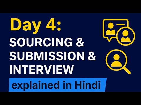 Sourcing, Submission & Interview | US Recruitment Training #usstaffing #staffingservices #hrjobs