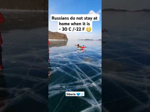 Russians have fun outside even when it is super cold 🥶 🤩 #lifeinrussia #russia
