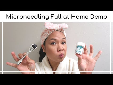 Microneedling 101 Part 2: Full At Home Demo | Using Dermaroller at Home