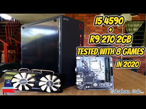 i5 4590 + Radeon R9 270 2G Tested With 8 Games | Sabahan Pc Build