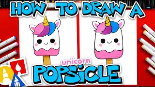 How To Draw A Unicorn Popsicle