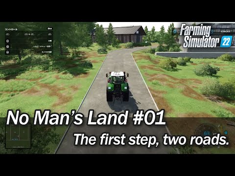Creating a landscape in No Man's Land #1 | Farming Simulator 22 | Timelapse