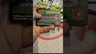 Free Pokemon TCG codes every day🤩 138.day #pokemon #freecodes #tcg #tcgpokemon #pokémon #shorts