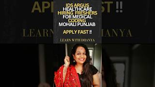 #medicalcoding#freshersjob #medicalcoderlife #healthcarejobs #learnwithdhanya #medicalcodingtraining