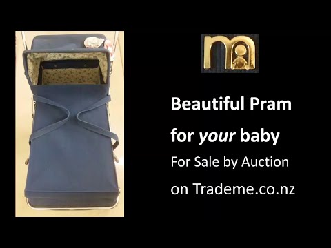 Rare Old School Pram Excellent Second Hand Condition Avilable on Trademe.co.nz
