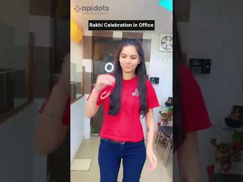 Boys dodge like pros, but when the office rakhi comes out, some get caught—no escape!😅  #apidots