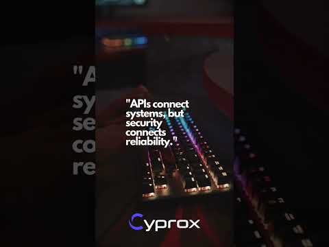APIs connect systems, but security connects reliability. 🌐🔒😊 #technology #vulnerability #ai #Cyprox