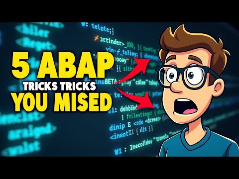 5 Hidden SAP ABAP Commands Every Beginner Misses👩‍💻.