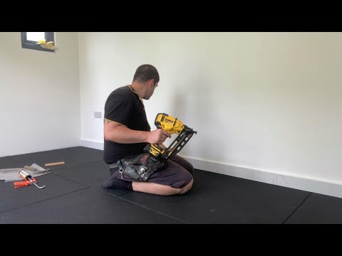 How to fit skirting boards - DIY garden room build