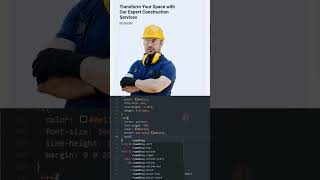 HTML + CSS CTA Design For a Construction Company #html #css #webdesign #webdevelopment