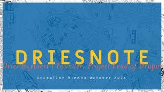 DriesNote DrupalCon Vienna 2025 | The Drupal Renaissance: Canvas, AI, Drupal CMS 2.0 & More