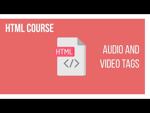 AUDIO AND VIDEO TAGS WITH ATTRIBUTES | HTML COURSE