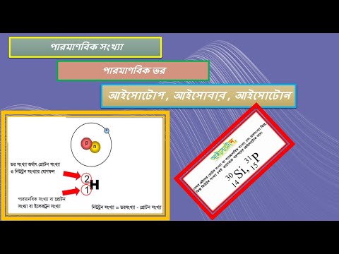 part-2 ||ssc chemistry || polytechnic||পারমাণবিক সংখ্যা || পারমাণবিক ভর || আইসোটোপ-আইসোবার-আইসোটোন