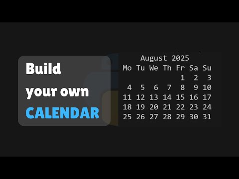 Python Calendar