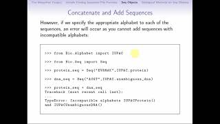 6. Introduction to Biopython