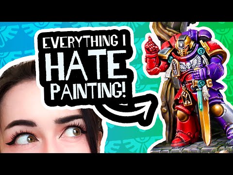 I created a NIGHTMARE Space Marine Chapter to make me a Better Painter!