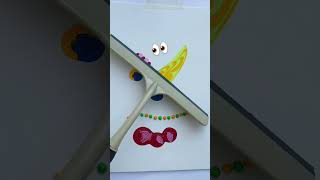 🎨 Process Scrape Art 🎨 #short #shorts #processart