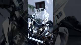 windshield visor for ns200 #bike #trending #biker #automobile #bikerlifestyle #viralvideos