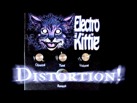 Electro Kittie distortion pedal demo