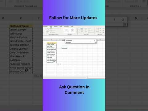Data validation in excel drop down list - Follow for more excel tips and tricks.

Hi, thanks for wat