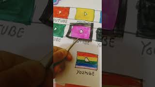 i could be red ♥️♥️ youtube logo colour change #shorts