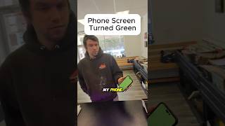 PHONE SCREEN TURNED GREEN #brokenfix #smartphone #smartphone #education #problemfix #cellphone