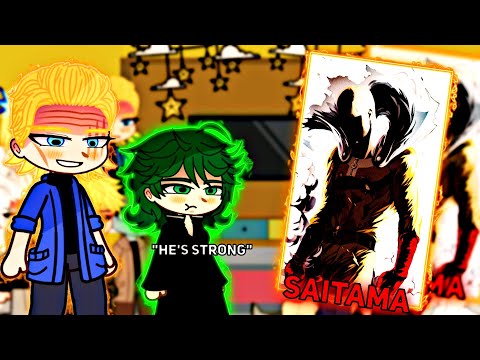 S-Class Hero's react to Saitama || One punch man || TikTok Gacha