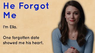 The Day He Forgot Our Anniversary ✅ Beginner English Story (A1–A2 Level) 💔