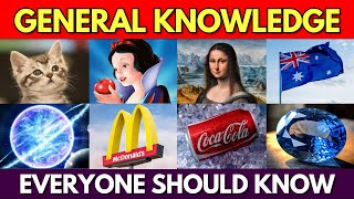 General Knowledge Trivia Quiz 🧠😵‍💫 | 100 Questions Everyone Should Know – Do You?