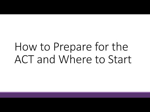 How to Prepare for the ACT and Where to Start (Pre-2025)