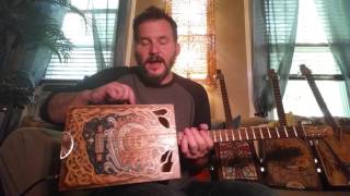Deepseed Guitars Demo on The Mystic  - Cigar Box Style