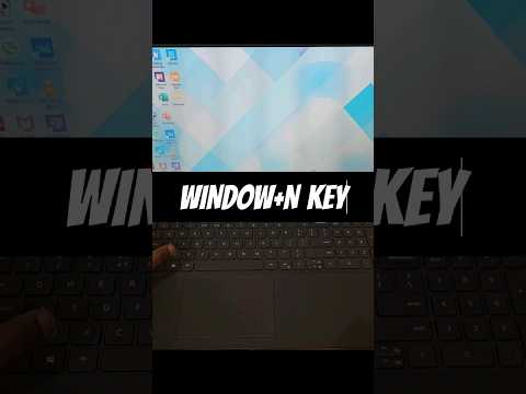 Laptop notification panel open shortcut key #laptop #short #notification #shortcut