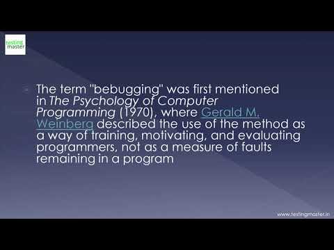Manual Testing - Bebugging || testing master || www.testingmaster.in