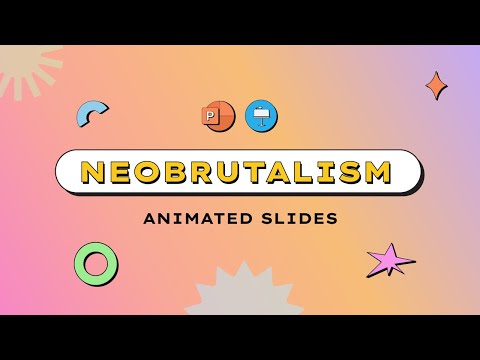 Animated Neobrutalism PowerPoint and Keynote Presentation