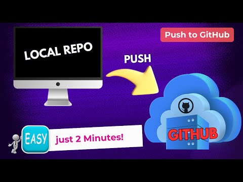 Push local project to GitHub new repository | Easy Method 2024