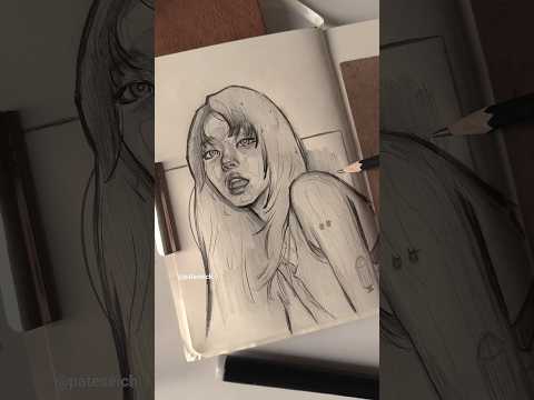 chaeyoung sketch 🍓 #twice #chaeyoung #sketchbook #sketchdrawing #artshorts #artprocess #drawingvideo