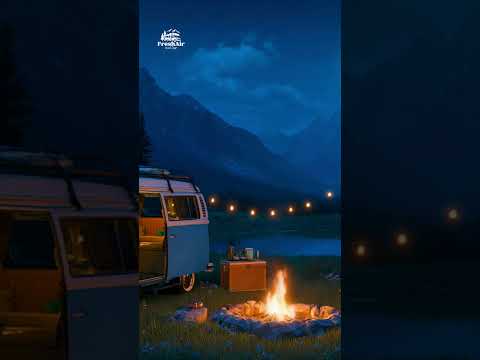 Calm Folk Vibes 🔥 Under starry campfire skies