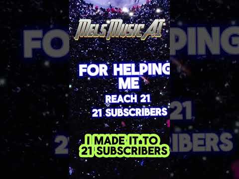 I made it to 21 subscribers, thank you everyone. #shorts #songwriting #sunoai #aimusic #newmusic ￼