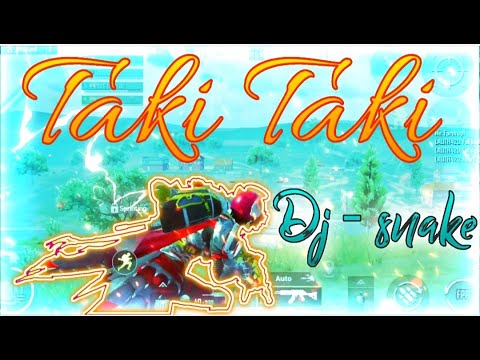 Taki Taki - dj snake || redmi note 5 pro || smooth+extreme pubg montage