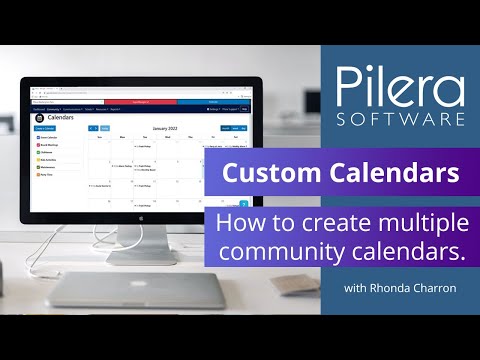 How to Create Custom Community Calendars