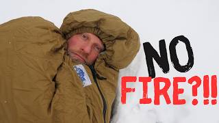 Camping in Sub-Zero Temps With NO Fire (This Actually Works)