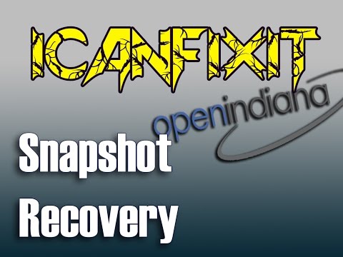 Snapshot recovery - Openindiana ZFS