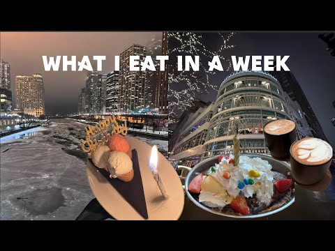 what I eat in a week | chicago vlog & apartment hunting